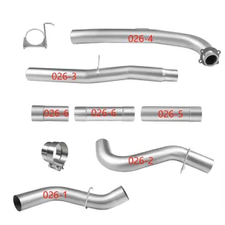 5'' 4 Bolt Flanges Race Exhaust for Duramax Engine 6.6L L5P Chevrolet Silverado GMC Sierra 2500HD 3500HD 2017-2023