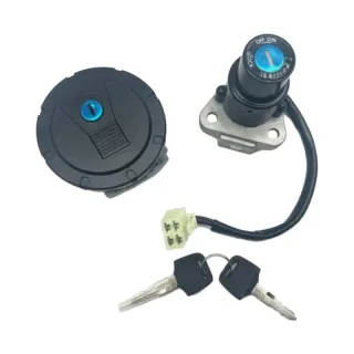 Injector Switch with 2 Keys 27005-1129 for Kawasaki Motorcycle KLR650 KL650