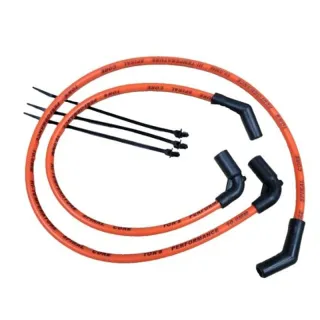 10mm Orange Silicone Spark Plug Wire TONS-0915FLH for Harley Davidson Motorcycle 2009-2016 FLHR Road King