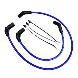 8mm Blue Silicone Spark Plug Wires TONS-0915FLH-BL for Harley Davidson Motorcycle 2009-2016 FLHR Road King
