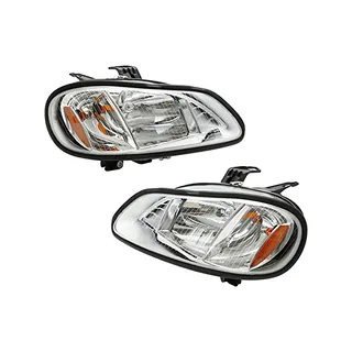 1 Pair Set Left Right Side Headlight A06-75732-004 A06-75732-005 for Freightliner M2 M-2 100 106 112 2002-2018