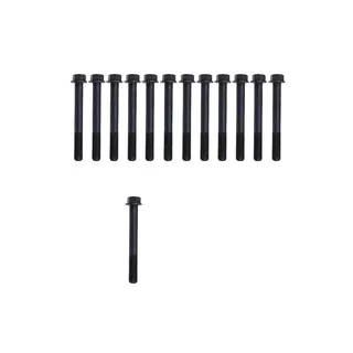 1 Set Cylinder Head Bolt for Isuzu Engine 4LE1 4LE2 Hitachi Excavator EX55 ZX55UR ZX55