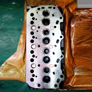 Engine 1DZ-II 1DZ-2 Complete Cylinder Head with Valves for Toyota Forklift 7FD 8FD