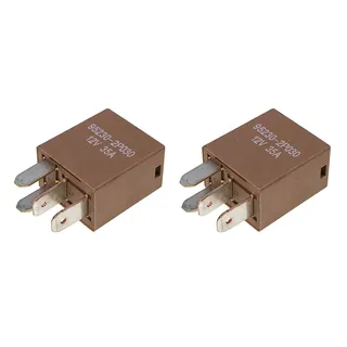 2 Pcs 4 Pin 12V 35A Power Relay 95230-2P030 for Hyundai Accent Azera Elantra Genesis G70 G80 G90 GV80 Kia Forte Sorento