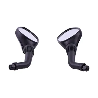 2 Pieces 8mm Black Universal Rear View Mirror for GY6 50cc 125cc 150cc 250cc Scooter Moped Motorcycle
