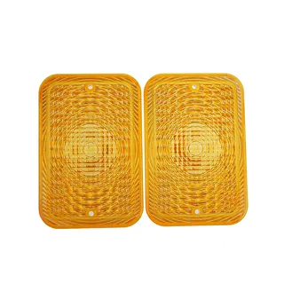 2 Pcs Amber Light Lens LVU18745 for John Deere Engine 4024 4045 Tractor 2305 2520 3320 4105 4120 4310 4500 4600 5415 1023E