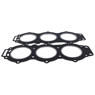 2 Pcs Cylinder Head Gasket 688-11181-00 for Yamaha Outboard 75 80 85 90 HP