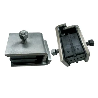2 Pcs Front Engine Mounting Rubber Cushion 4123994 for Hitachi Excavator EX100W EX125WD-5EX200 EX200-5 EX210K-5