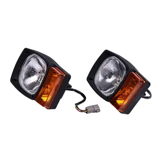 2 Pcs Headlight 3E-7587 for Caterpillar CAT Enigne 3114 3116 C4.4 Loader 914G 924F 928G 924G 924GZ
