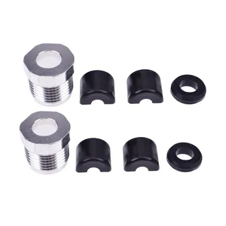 2 Pcs Steering Reverse Aluminum Cable Lock Nut Kit 277001729 277000055 for Sea-Doo Watercraft GS GSX GTI 130 150 155 GTX GTS RXP