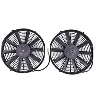 2 Pieces Replacement for Spal 12V 25A 1226CFM 30101522 12-Inch Medium Profile Puller Fan VA10-AP50/C-61A
