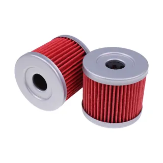 2 Pieces Engine Oil Filter 16510-45H10 16510-05240 for Suzuki Outboard DF8 DF9.9/9.9A DF15/15A DF20A