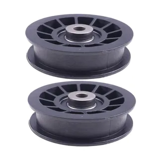 2 Pieces Idler Pulley 539110311 for Husqvarna DT18BF DT22BF DTF22 DTF226 CZ3815 CZ4217 Poulan RedMax Dixon Jonsered Mower