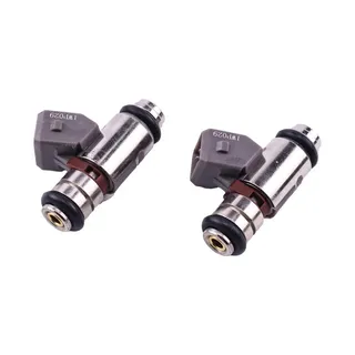 2 Pieces Twin Power High Flow Fuel Injector 27617-08 for 2008-2016 Harley-Davidson Motorcycle FLH