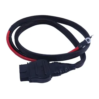 2-Pin Battery Cable Harness Kit Truck Side 61169 8274 with Plug Cover for Western Fisher Snow Plows