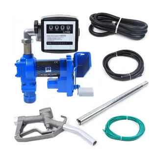 20GPM 12V Gasoline Fuel Transfer Pump With Liter Meter Anti-Explosive FYB-50