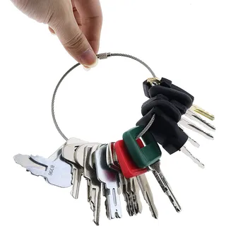 21 Ignition Key for Caterpillar CAT CASE John Deere Volvo JCB Hyster Komatsu and Many More