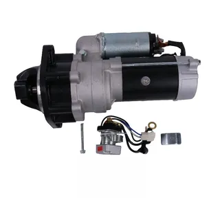 24V 11T Starter Motor Assembly 60081-33190 for Komatsu Engine 4D95S 6D95L Forklift FD20 FD23 FD25 FD28 FD30 Wheel Loader SD23 SD25