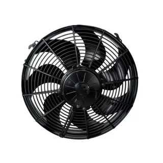 24V Aftermarket Spal VA34-BP70/LL-66A 12" Puller Curved Blade Condenser Fan Assembly for Truck
