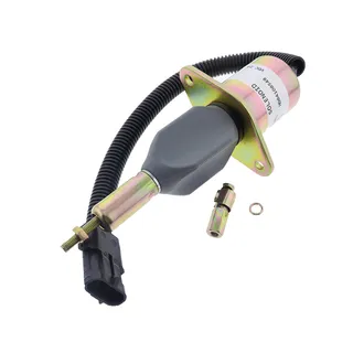 24V Fuel Shut Off Solenoid 6742-81-9110 for Komatsu Wheel Loader WA380-3