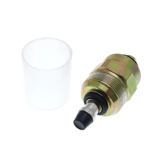 24V Fuel Shut-Off Solenoid Valve 79082108 42547161 for New Holland FW90 LW110 E215B