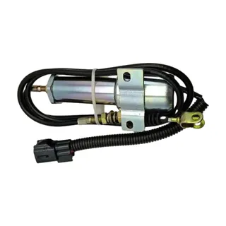 24V Fuel Shutoff Stop Solenoid 11N6-66090 for Hyundai Excavator R210-7H R220LC-7H R220LC-9SH R210LC-7H
