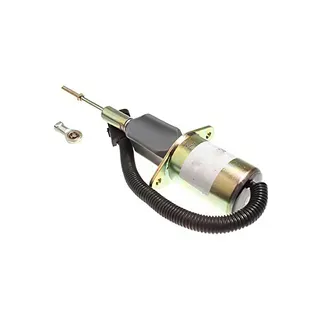 24V Electric Fuel Stop Shutoff Solenoid RE53560 for John Deere Excavator 892ELC