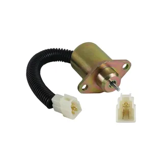 24V Fuel Shutoff Solenoid 392-1759 for Caterpillar CAT Engine C6.6 C4.4 C3.4B Loader 2384C 2384D 2484C 2484D 559C 559D 579C 579D