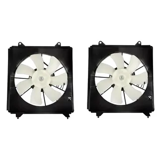 2 Pieces Radiator Cooling Fan HO3113134 620297 for Honda Accord Right Side 2013-2017