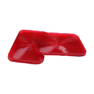 2 Pieces Red Lens LVA11259 for John Deere Tractor 4115 4120 4310 5520 Loader 210K 210LE