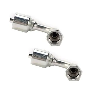 2PCS Crimp Fitting With 3/8" Female JIC 06Z-666 for Parker Weatherhead