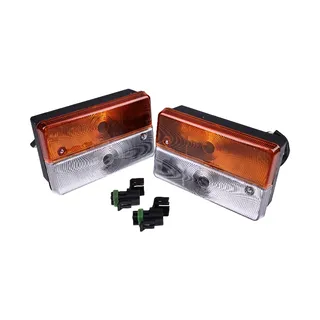 2Pcs Front Side Light Lamp 700/30800 for JCB Backhoe Loader 2CX 3C 3CX 3D 4C 4 4CX 1400B-2 1550B-2 1600B-2 1700B-2 3D-4 3DS-4