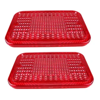 2Pcs Red Taillight Lens LVU18747 for John Deere Tractor 1023 1025 2025 3032 3038 4044 4120 4210 4310 4320 4410 4510 4520 4610 4710 4720