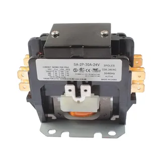 2Pole 30Amp 24V Coil SA-2P-30A-24V Definite Purpose Air Conditioner Contactor