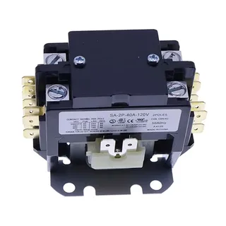 2Pole 40Amp 120V Coil SA-2P-40A-120V Definite Purpose Air Conditioner Contactor