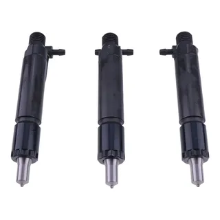 3 Pcs Fuel Injector YM729500-53200 for Komatsu Engine 3D78N-1A 3D82AE-3E 3D82AE-3G 3D82E-3B Excavator PC27R-8