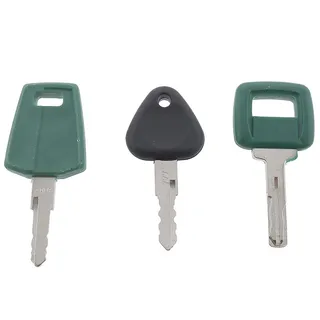 3 Pcs Ignition Keys for Volvo Heavy Equipment Excavator Loader Truck