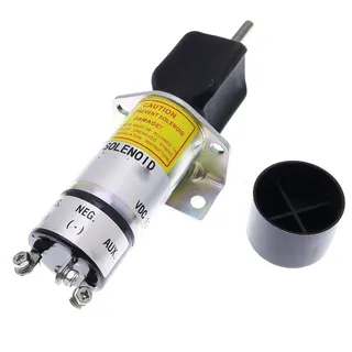 3 Terminals 12V Fuel Shutoff Solenoid 1504-12C2U1B1S1A replace Woodward