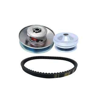 30 Series Bore GO Kart CVT Torque Converter 3/4" Bore 6" Diameter Driver Clutch 5/8'' Driven Clutch Belt 203589 Torque Converter Kit