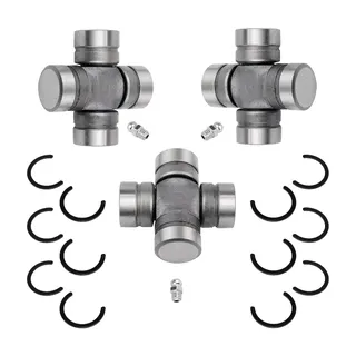 3 Pieces Front Drive Propeller Shaft U-Joint 49050-1075 for Kawasaki UTV KAF950 Mule KAF400 Mule