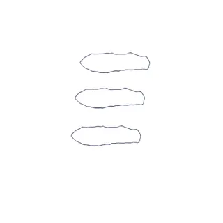 3Pcs Cylinder Head Cover Gasket 1G911-14523 for Kubota Engine V1903 V2203 V2003 V2403