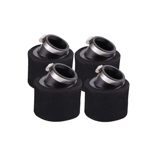 4 Pcs 48mm Black Air Filter for GY6 50cc Motorcycle Scooter Bike Dirt Pit ATV