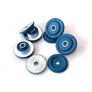 8 Pcs Engine Mounting Rubber Cushion 2416Z498 for Kobelco Excavator K904-2 K905A K905-2 SK100-3 SK150LC-3