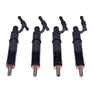 4 Pcs Fuel Injector 6204-11-3101 for Komatsu Engine 4D95LE-2D 4D95LE-2A 4D95LE-2B Excavator PC60-7