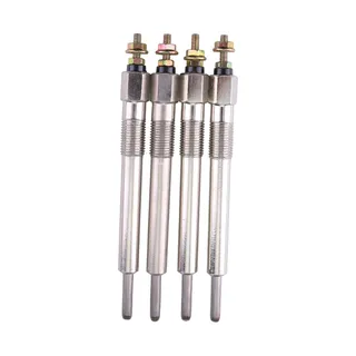 4 Pcs Glow Plug 6631808 for Isuzu Engine 4JB1-PK01 Bobcat Skid Steer Loader 843 853 1213