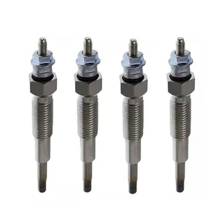 4 Pcs Glow Plug SBA185366190 for New Holland Engine ISM N844 Tractor 1215 1520 1920 TC2210 TC29 TC30 TC40 TC45