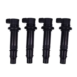 4 Pcs Ignition Coil 5VY-82310-00-00 for Yamaha Motorcycle YZF-R6 YZF-R6S YZF-R1 FZ1 FZS1 V-MAX1700