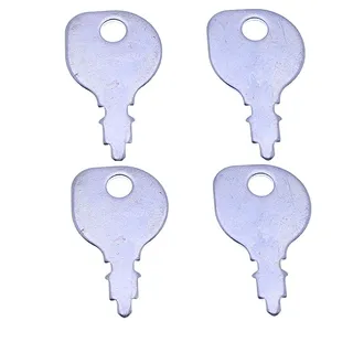 4 PCS Ignition Keys 785808 for Hustler Zero Turn Mower Raptor FasTrak Super Z