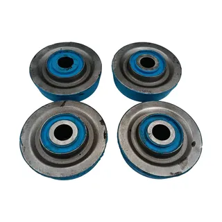 4 Pcs Rear Engine Mounting Rubber Cushion 423-01-21140 for Komatsu Loader WA300-3A WA350-3A WA380-3