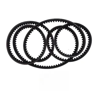 4 Pieces Drive Belt Set AE55671 142593 for John Deere Disc Mower 265 275 Gehl 1162 1165